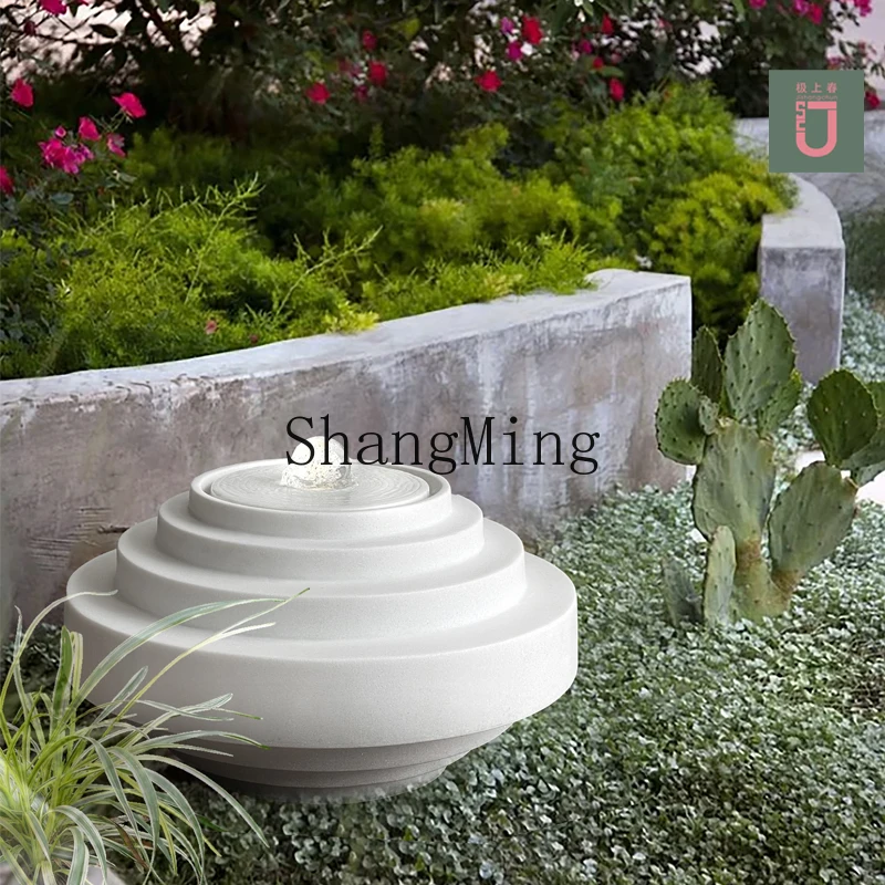 

CLwate струящаяся вода орнамент фонтан переводный шар двор современный простой клубный дом