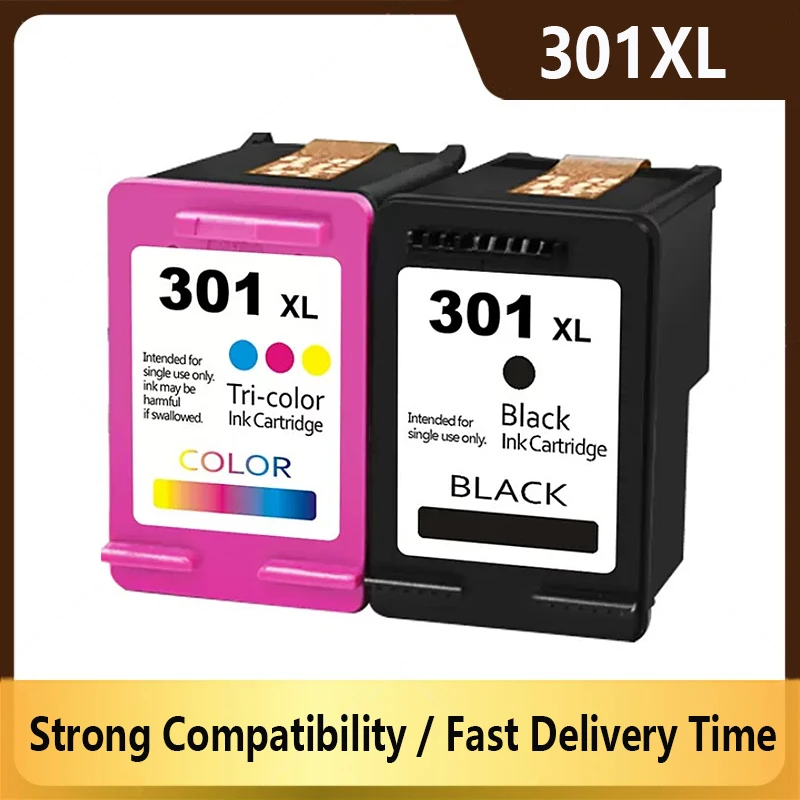 301XL Ink Cartridge Compatible for HP 301 for HP 301XL Deskjet 1000 1010 1050 1510 2050 2540 2542 2543 2547 2549 Printer