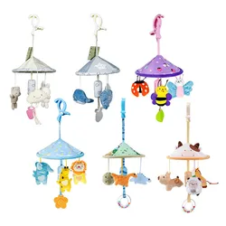 Infant Rattle Toy 0-12 Months Crib Hanging Music Box With Toy Bracket Bed Bell Car Seat Toy For Newborn Boy And Girl Gifts ﻿