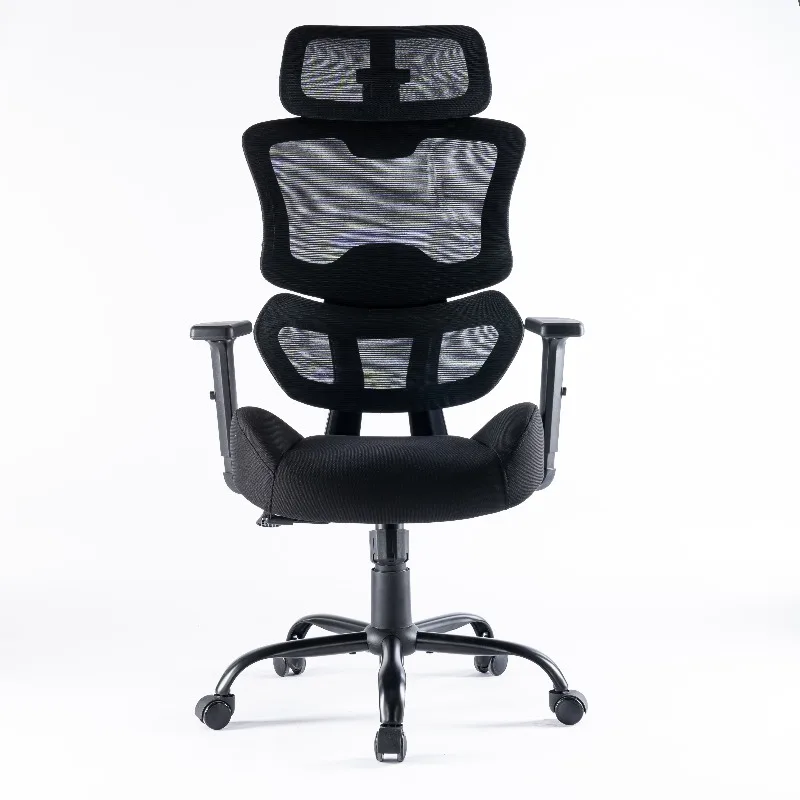 Hochwertiger Deluxe Chefsessel Professioneller Ergonomischer Bürostuhl mit Verstellbaren Armlehnen