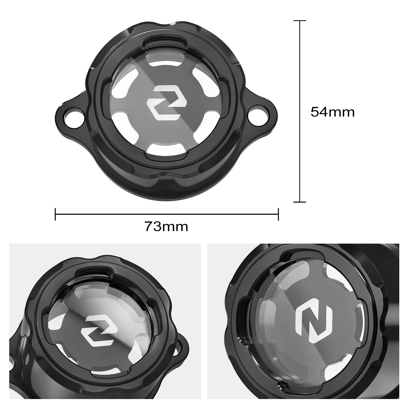 Transparent Engine Oil Filter Cap Cover With O-ring For Yamaha WR450F 2024 YZ450FX 2024 YZ450F 2023-2024 BHR-13447-00-00