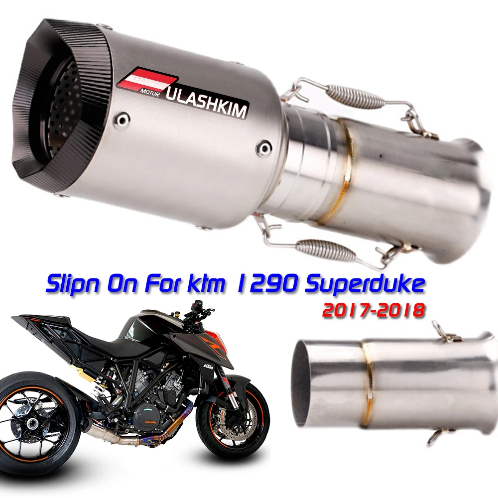 

Slip On Motorcycle Exhaust For 1290 Super Duke R 2017-2021 Motorcycle Muffler 1290 Exhaust