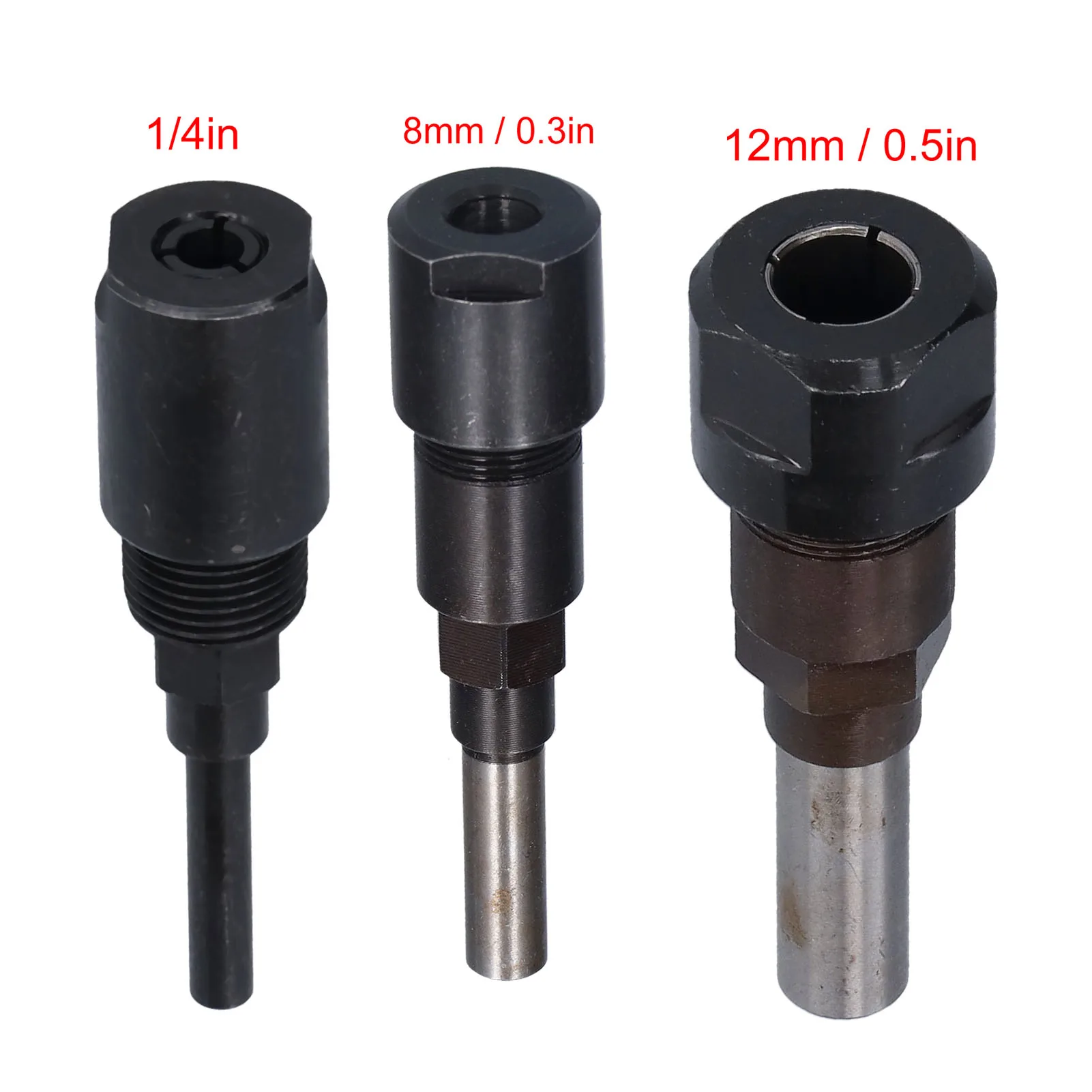 

Woodworking Collet Extension Chuck Router Collet Extension Chuck Round Shank Milling Bits Extensions Rod for Woodworking