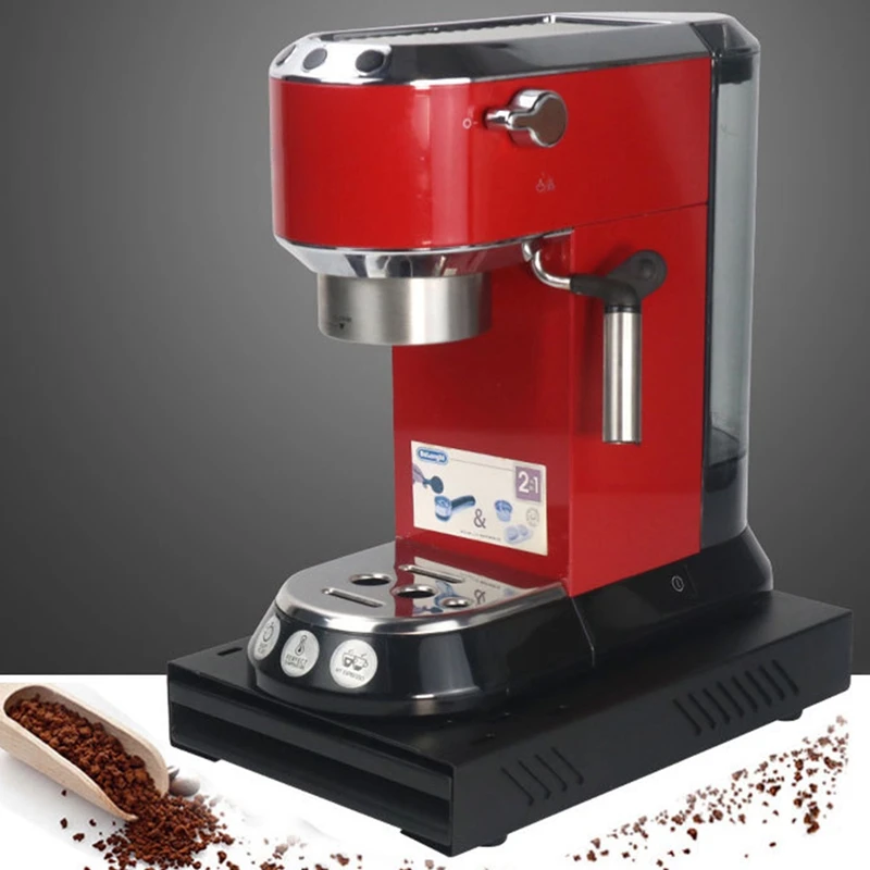 

Professional Stainless Steel Coffee Espresso Grounds Residue Knock Box Drawer Style for Barista Coffee Grounds Container E