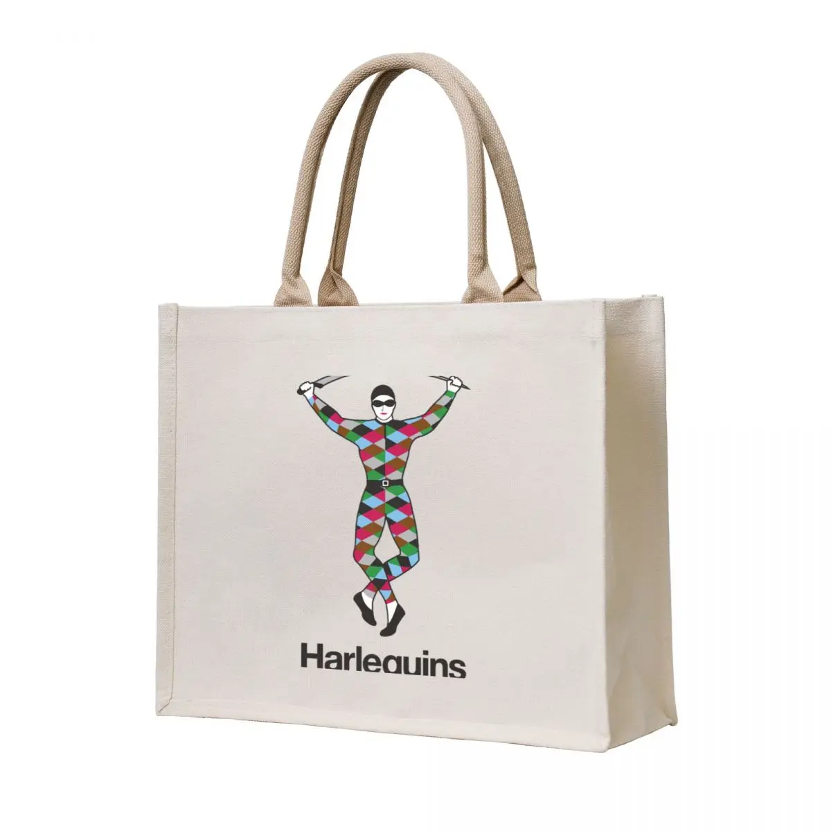 

Harlequins Tote Bag cute pouch bag Eco bag Reusable bags tote bags men