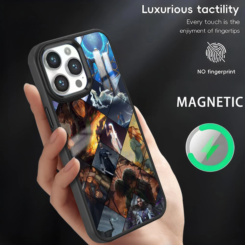 

The S-Stormlight A-Archive Phone Case For iPhone 16 15 14 13 12 11 Pro Max Plus Mini Magsafe Magnetic Wireless Charging PC Cover