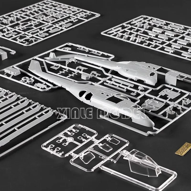 Trumpeter 05828 Mi-24A Hind-B 1/48 Kit de modèle à assembler à l'échelle militaire, jouet DIY, pour collection, cadeau d'anniversaire