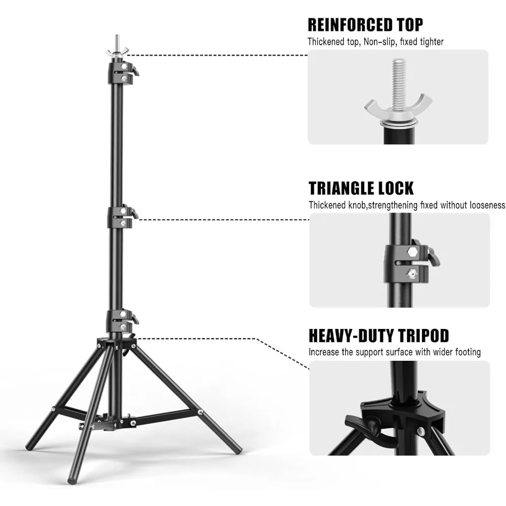 حامل دعم خلفية 10 × 20 قدم للتصوير الفوتوغرافي، عرض قابل للتعديل وطول حامل خلفية دعم الخلفية - الأفضل #5