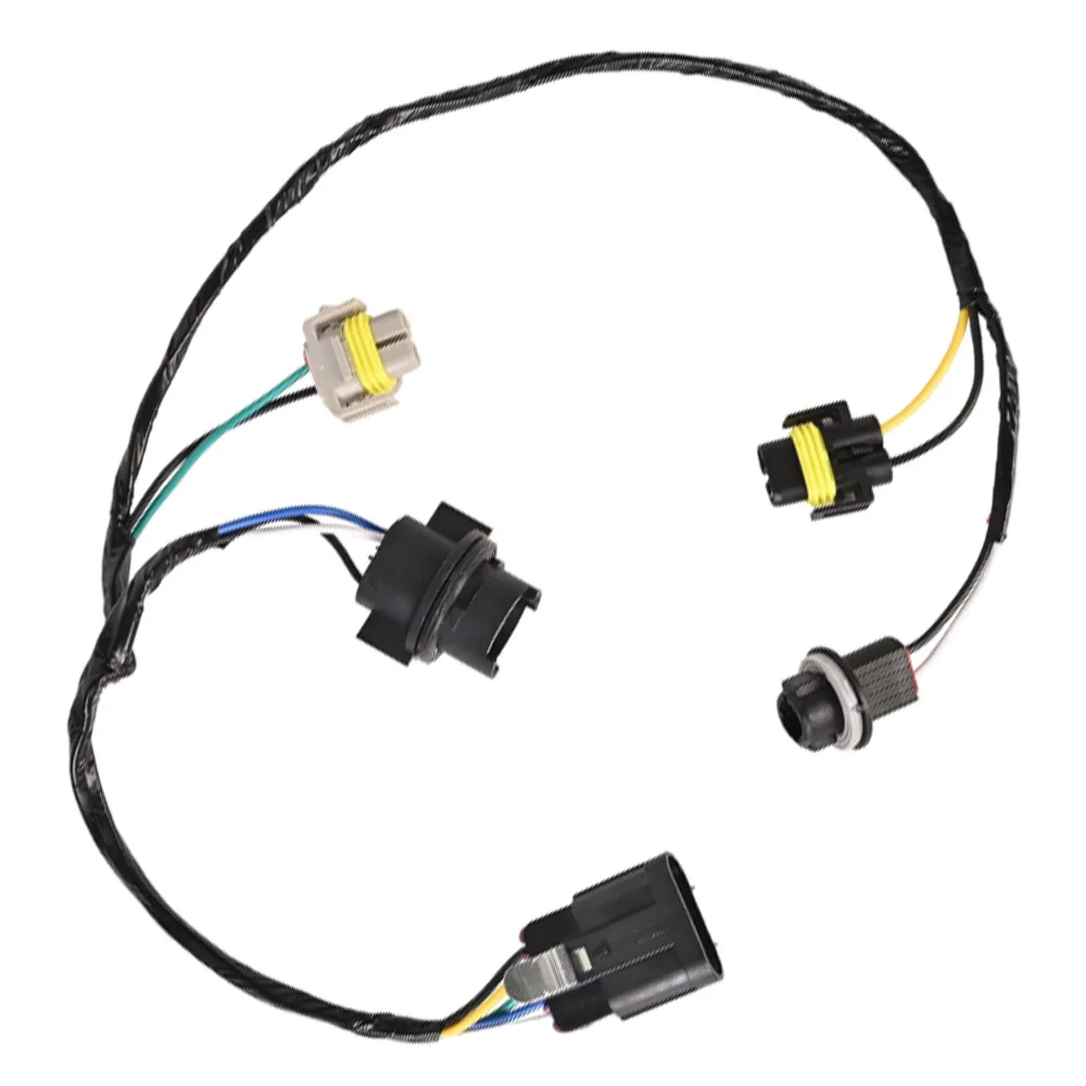 

For Chevy Malibu 2008-2012 Headlight Wiring Harness Set Male Plug 6 Pins Rear Left And Rear Right 15930264