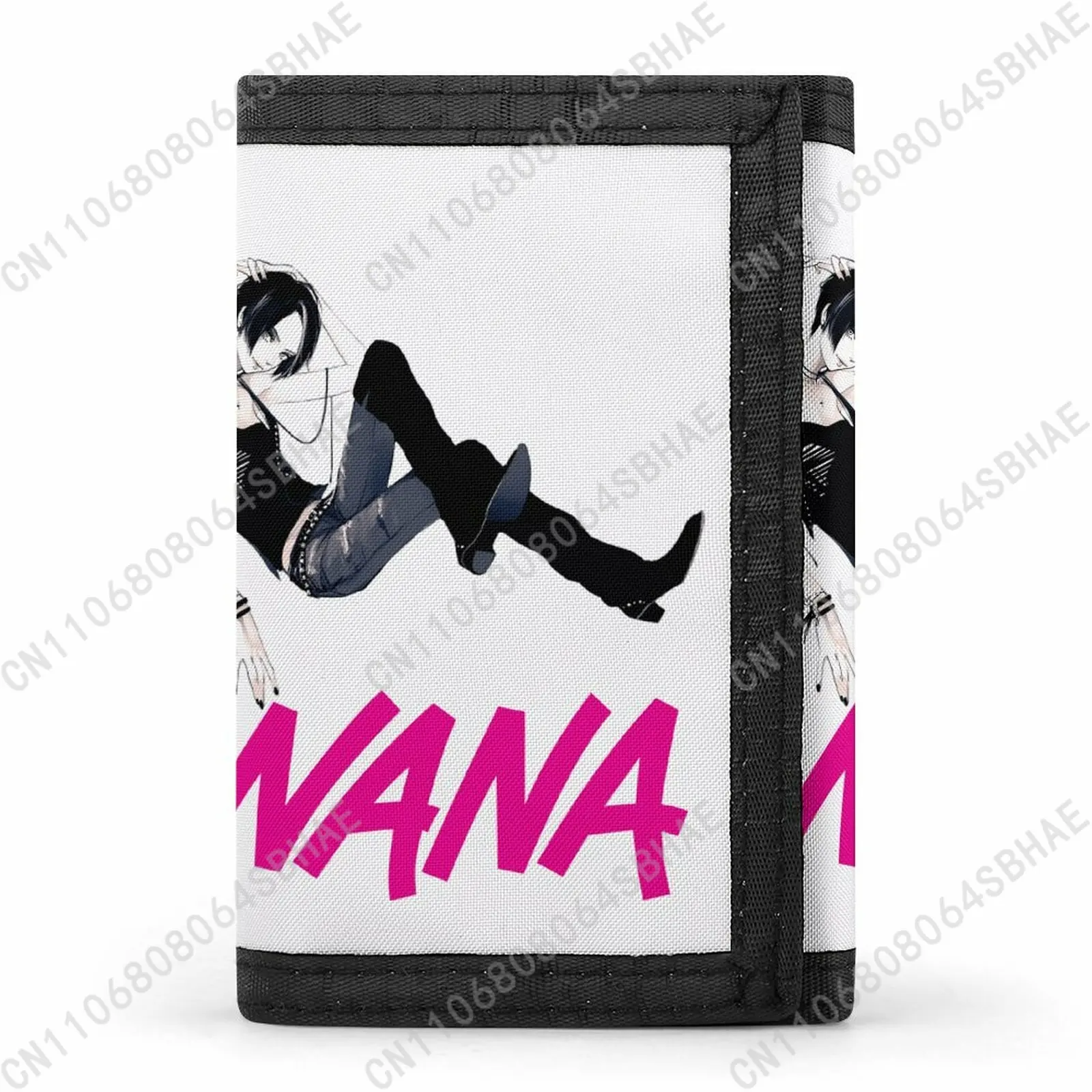 

Komatsu 2 Nana Logo Trendy Tri Fold Wallet Teenage Girls Boys Slim 3 Fold Card Personalized Pattern Purse for School Daily Use