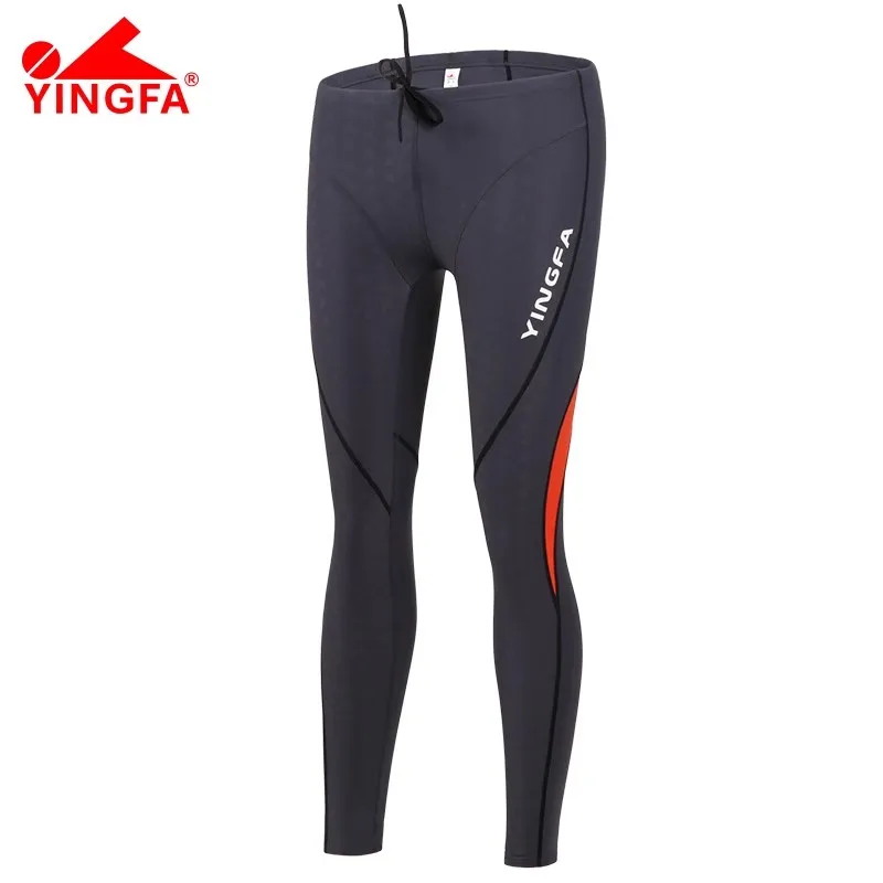 Yingfa Swimming Jammer Men Sharkskin Tights Long Swimming Pants Professional Competition Swim Leggings Athletic Swimwear
