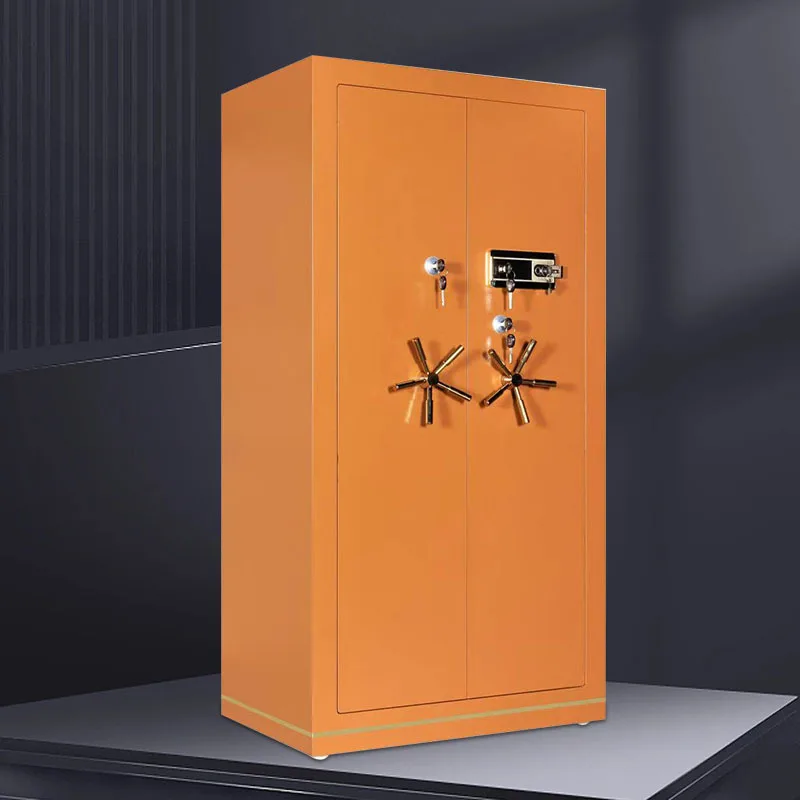 Safe 1.5 meters high folio double door fingerprint password smart lock anti-theft safe steel