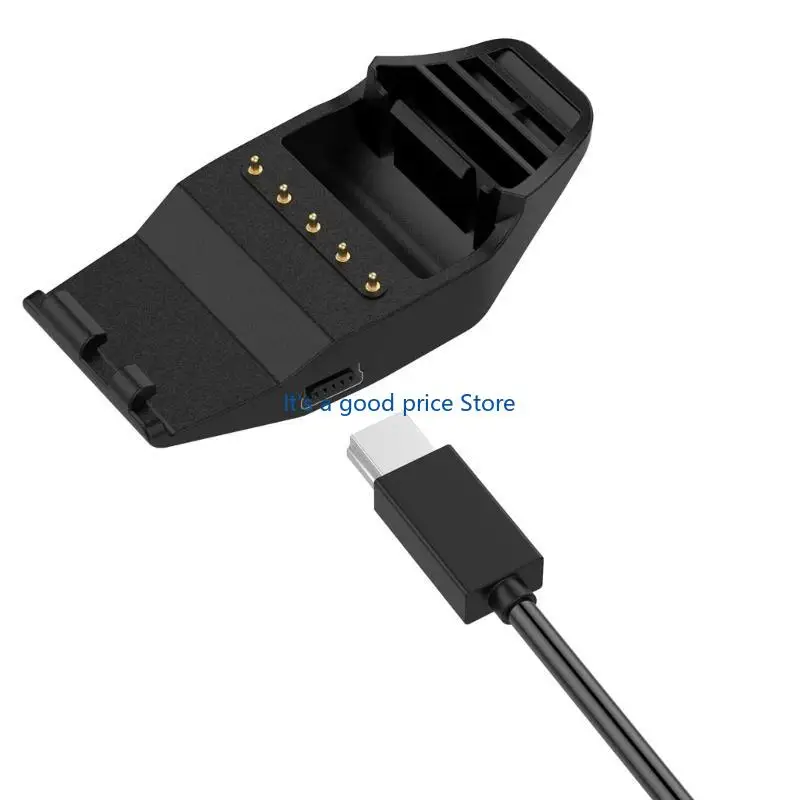 Backup Charging Station Dock Adapter Base for TT15 TT10 Dog Pet Collars Compatibility Type C Port Black