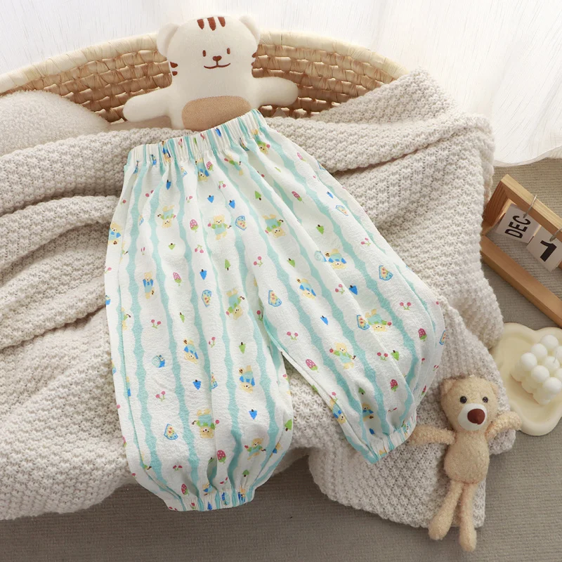 Children's Mosquito-repellent Pants for Girls Boys Fashion Clothing Baby Kids Protection Bloomers Sunscreen Trousers