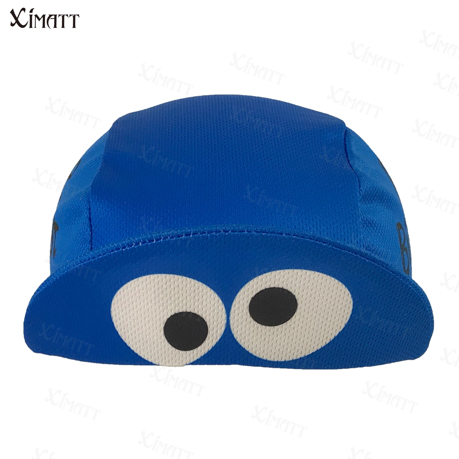 XIMATT New Classic Ride Bike Eat Cookie Big Eyes Polyester Cycling Caps Quick Dry Breathable Bicycle Sports Men\'s Hat