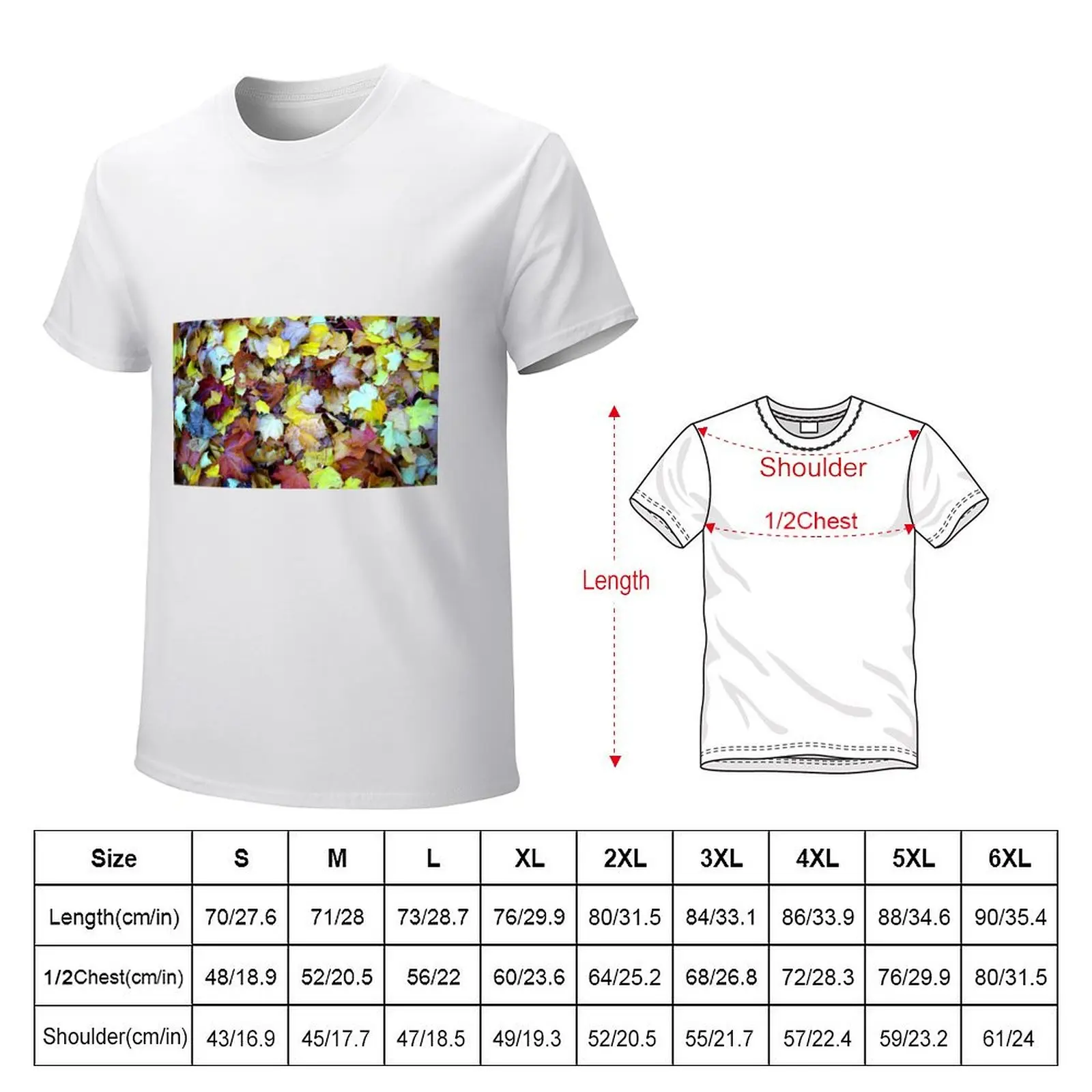 Forest floor T-Shirt blanks anime Aesthetic clothing aesthetic clothes mens cotton t shirts