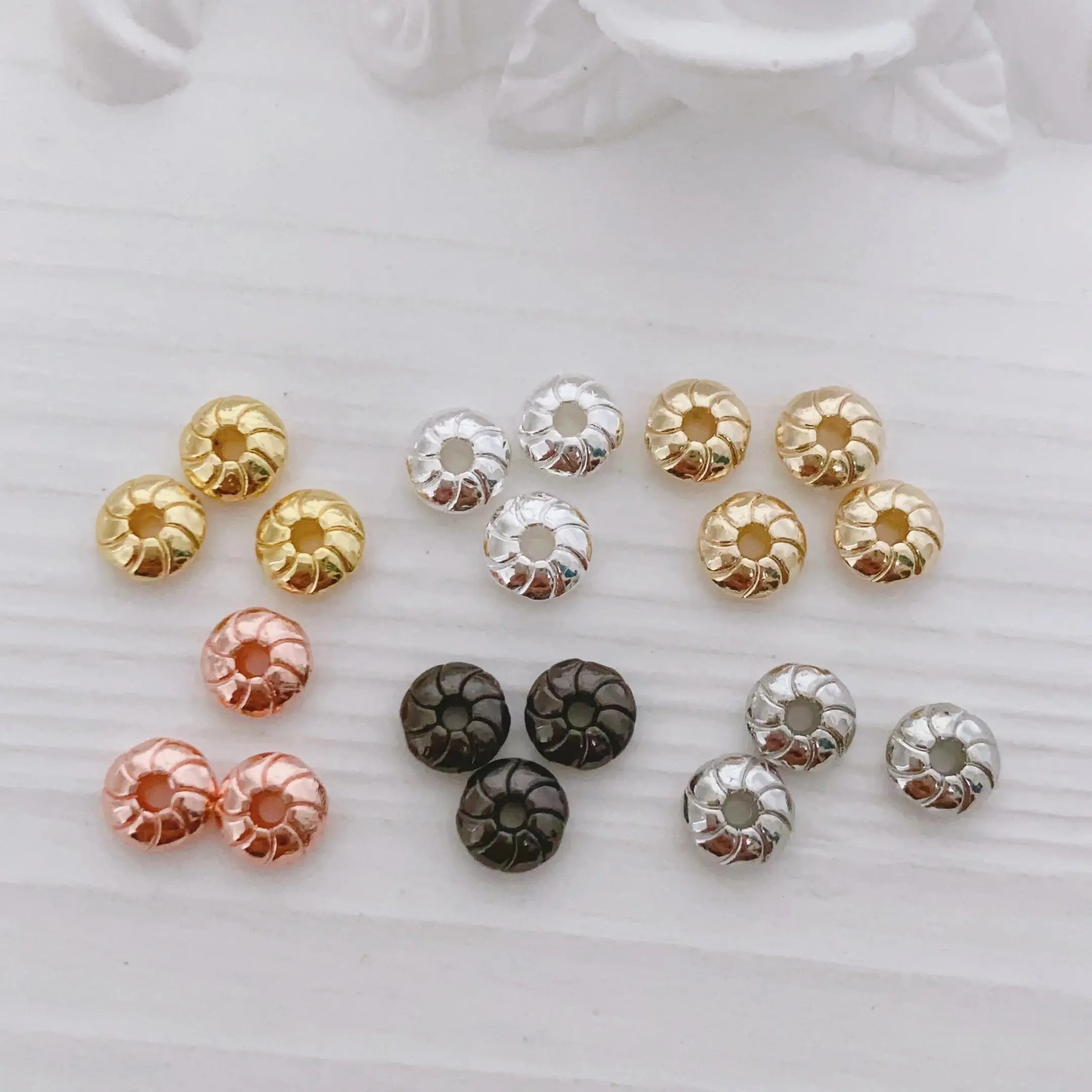 

20 шт. медных позолоченных бусин-разделителей с узором «Тыква», аксессуары для изготовления браслетов и ожерелий, оптом