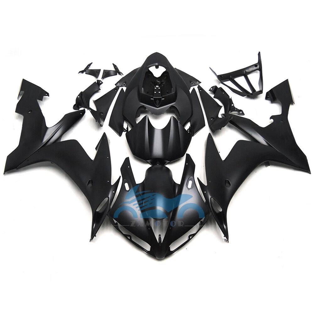 

Матовые черные обтекатели для мотоциклов, подходят для YAMAHA YZF R1 2004 2005 2006, обтекатель кузова r1 04 05 06