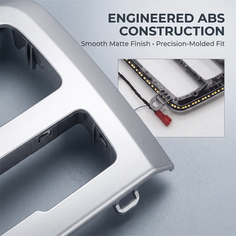 Car Inner Air Condition A/C Panel LED Lighting Ambient Light Trim Accessories For BMW 3 4 Series 3GT F30 F36 M3 M4