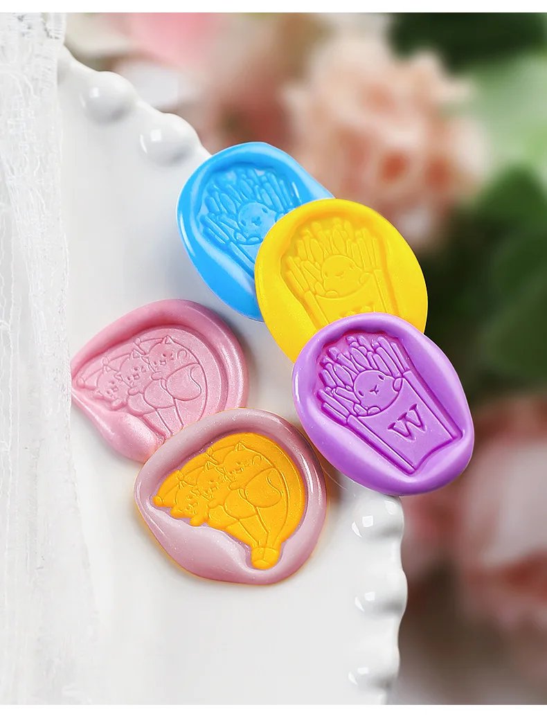 Wax Seal Stamp Cute Animals Stamp Head For Cards Envelopes Festival Invitations Scrapbooking Fire Paint Sealing Head