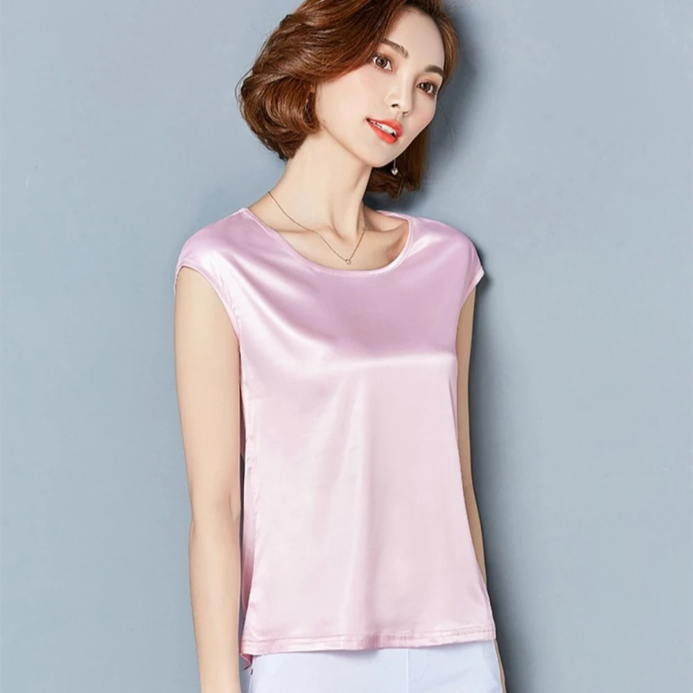 New Sexy vest women sleeveless top summer Solid color blouse shirt