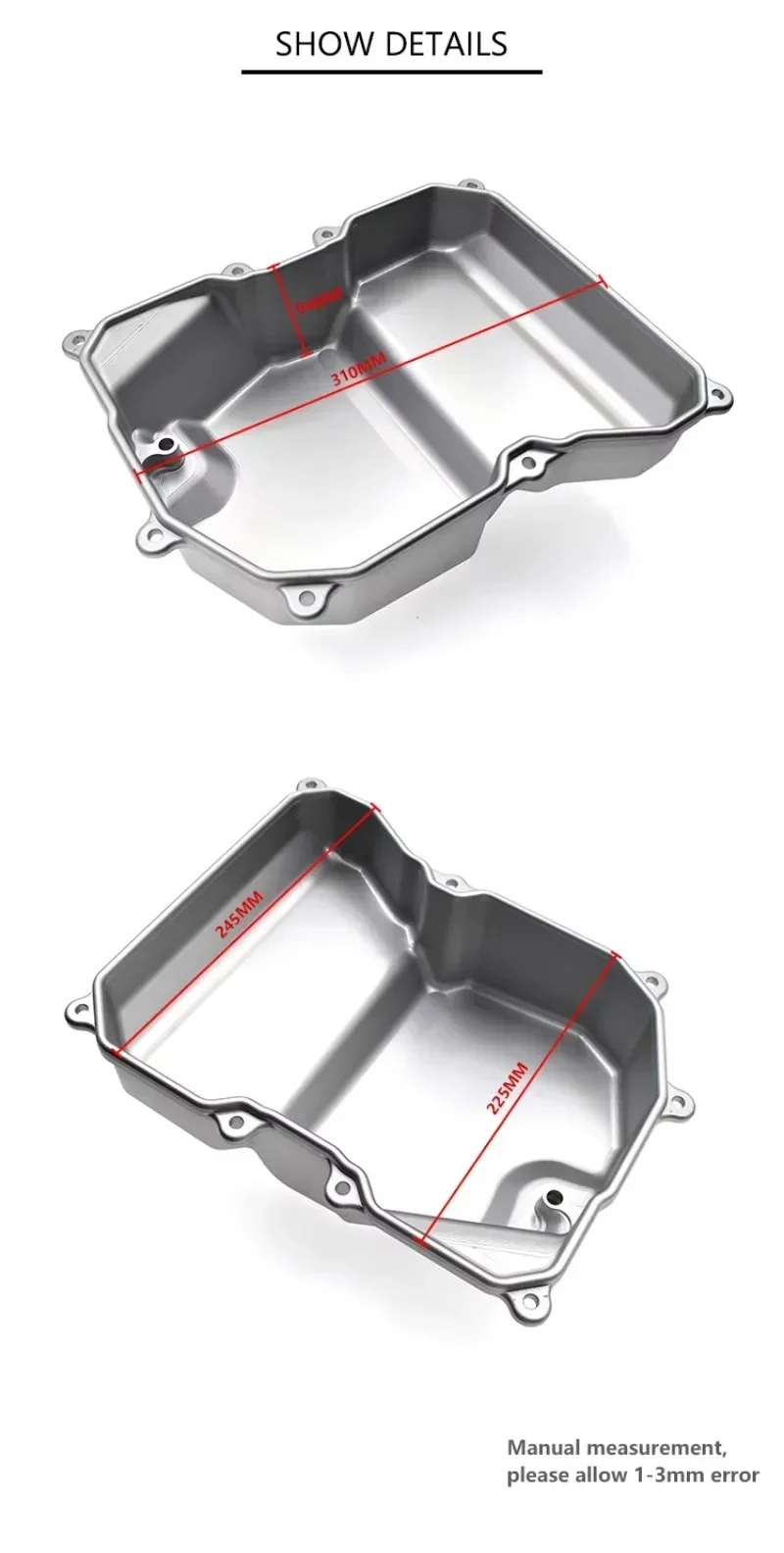 Mini R55 R56 R57 1.6L 1.6T وعاء زيت ناقل الحركة الألومنيوم السيارات 6 Speen صندوق التروس حوض الزيت عموم المبيعات الساخنة