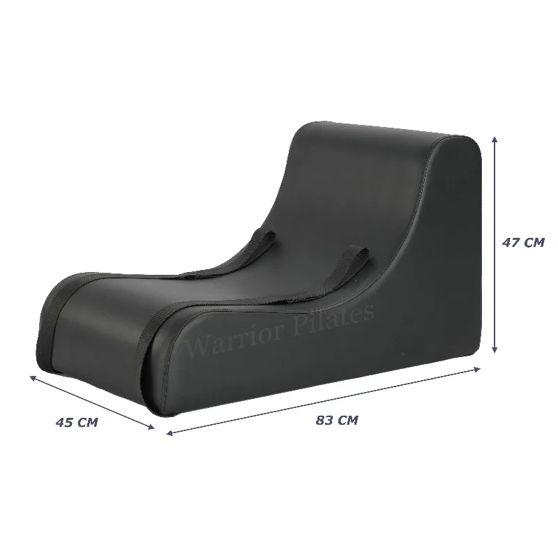 YTYIN Black Microfiber Leather Spinal Support Black Arc Corrector Pilates Spine Corrector