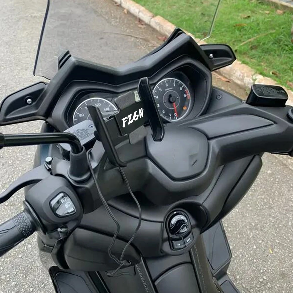 Для YAMAHA FZ6N 1998-2003 FZ 6N 2002 2001 2000 1999 Мотоцикл с ЧПУ мобильного телефона GPS-навигация Кронштейн на руль Поддержка крепления