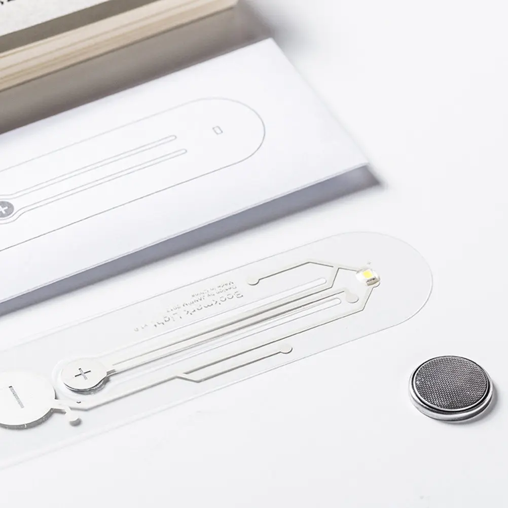 

Bookmark Light Portable Foldable LED Desk Lamp 4000K Reading Light Up to 72 Hours Life ABS Material for Home Study