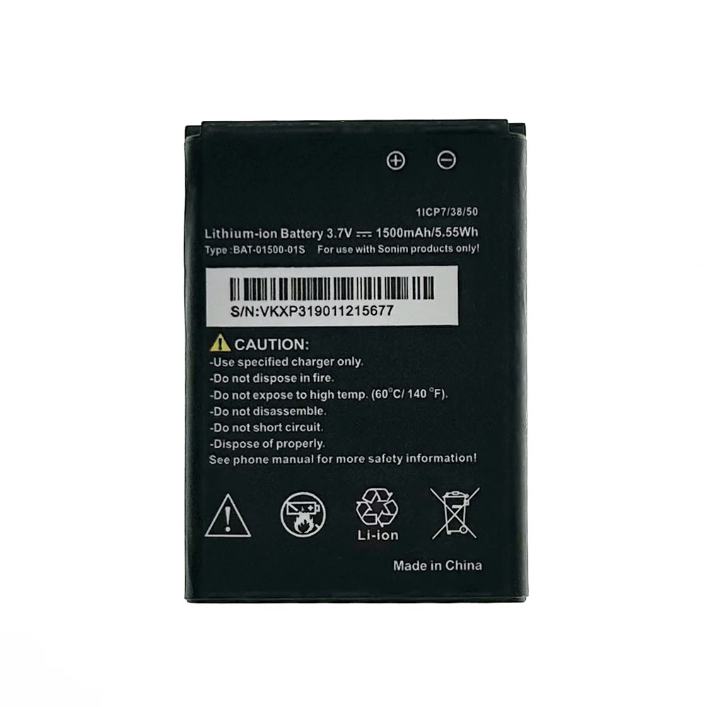 BAT-01500-01S Replacement Battery For Sonim XP3800 XP3 Router Use With Sonim Products Only ! 1ICP7/38/50 Batteria+Fast shipping