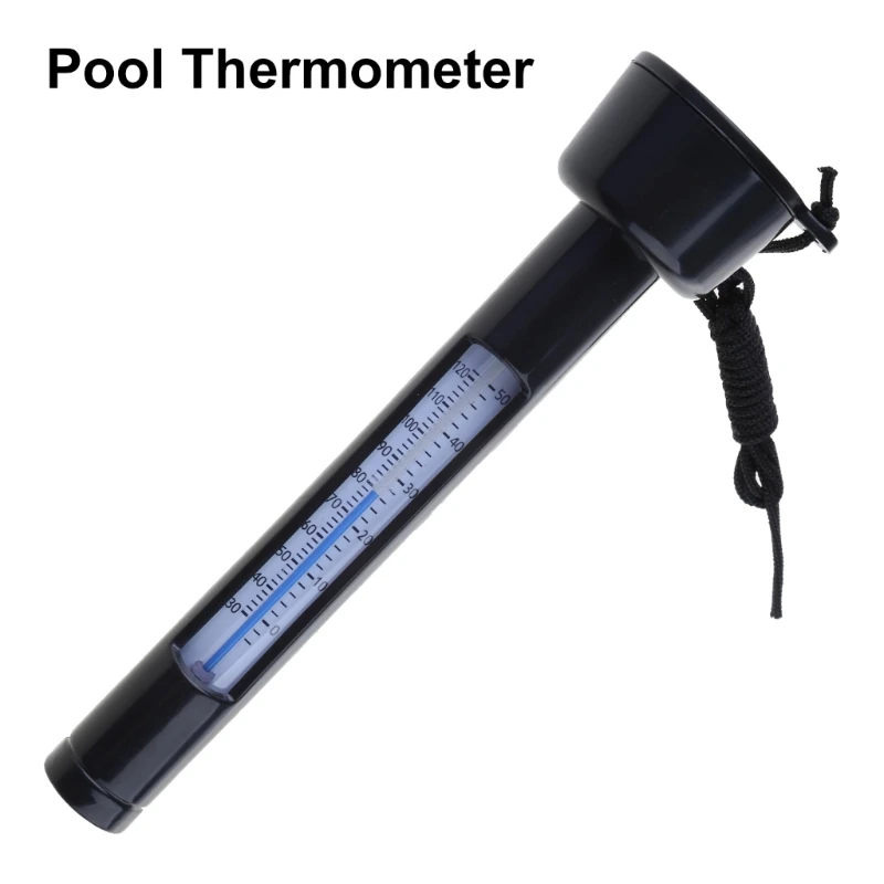 Water Temperature Meter with String for Swimming Pools Hot Tubs Fish Pond Drosphip