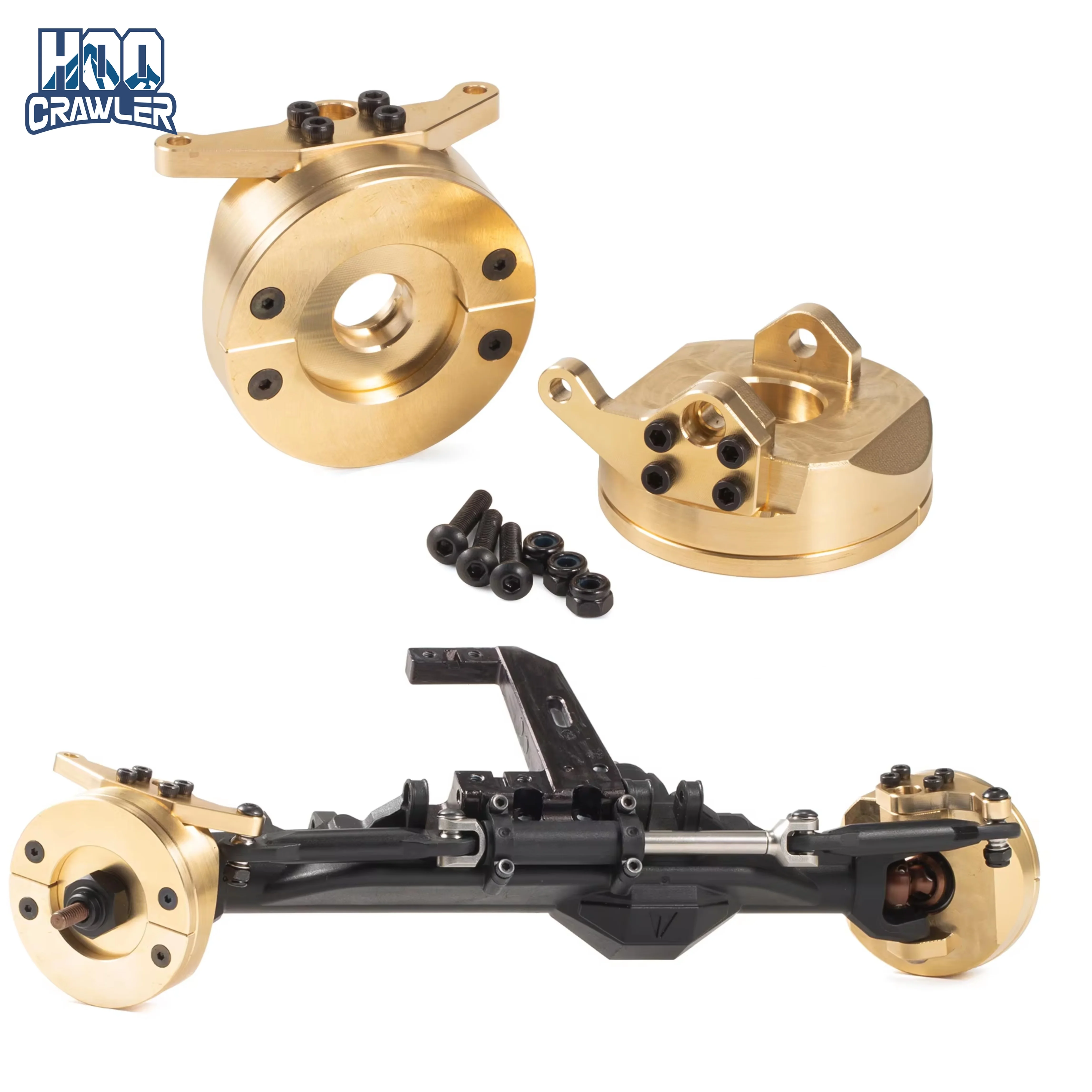 317g Obrabiane mosiężne ciężarki do łącznika kierowniczego H10 do Vanquish H10 Optic, przednia oś, części do modernizacji RC Crawler z obniżonym środkiem ciężkości.