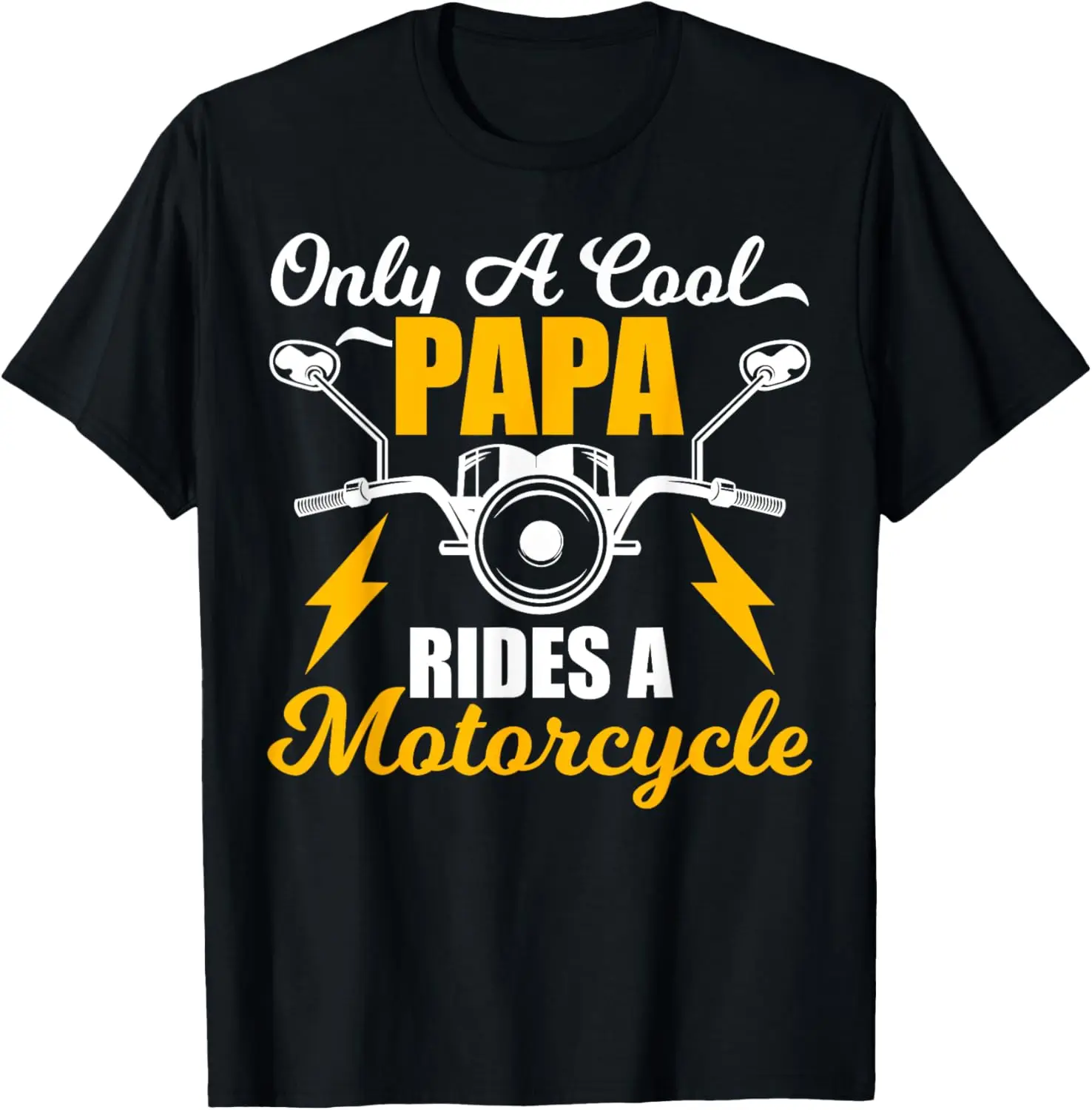

Only Cool Papas Ride Motorcycles shirt Vintage motorcycle T-Shirt