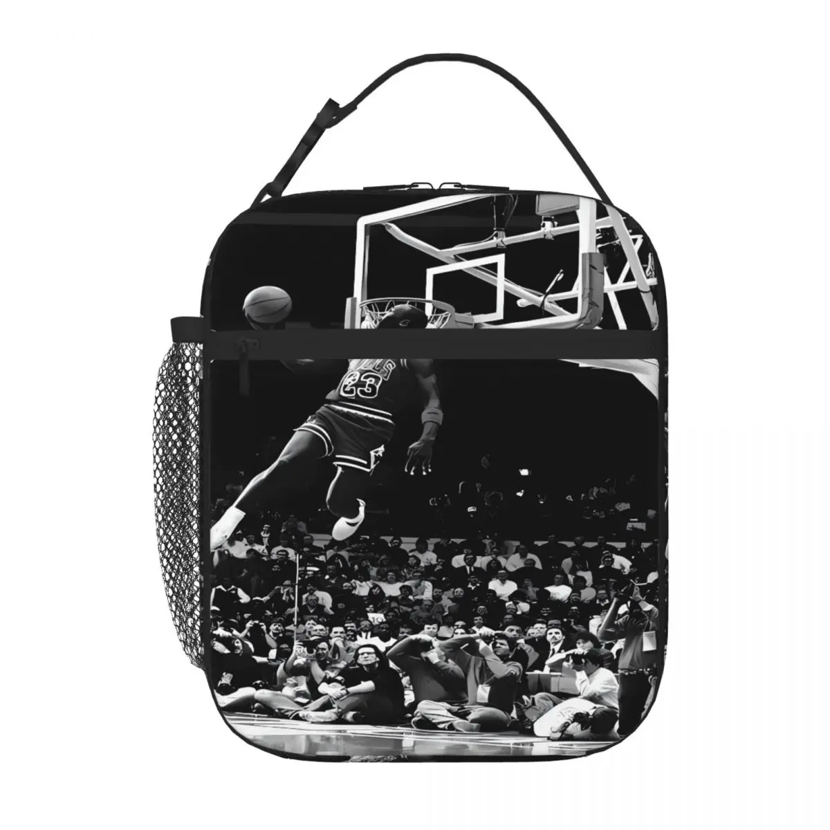 Bestselling BASKETBALL Insulated Inner Thermal Tote Playground Snack Food Tote Bag