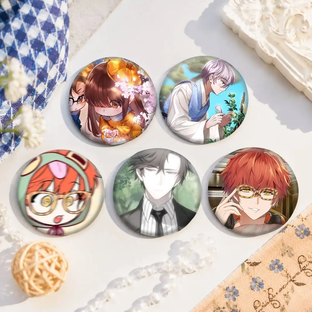 Mystic Messenger Cosplay COSTUME Badge Pin Tinplate Brooch Prop Xmas Gift Birthday Gift