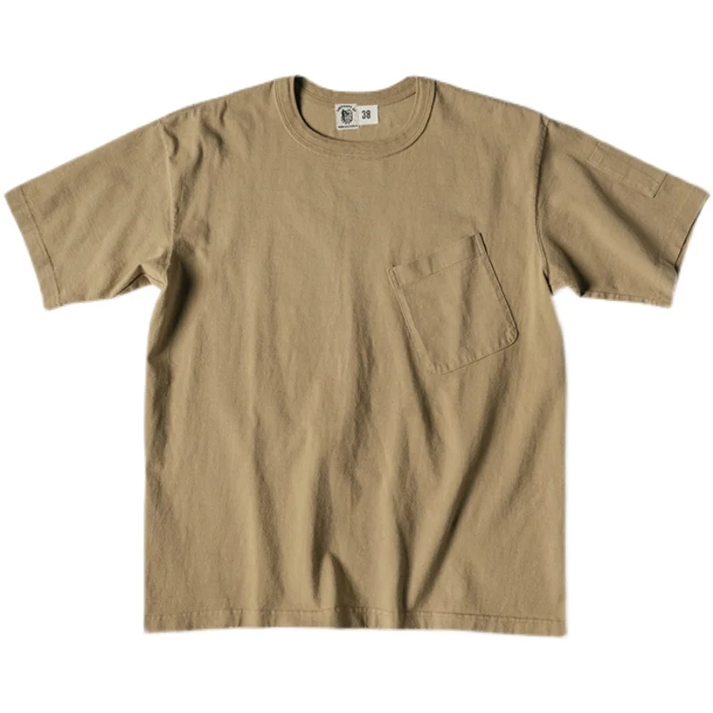 Bronson Ground Crew Tubular Pocket T-Shirt High Twist Yarn Mens Short Sleeve Tee