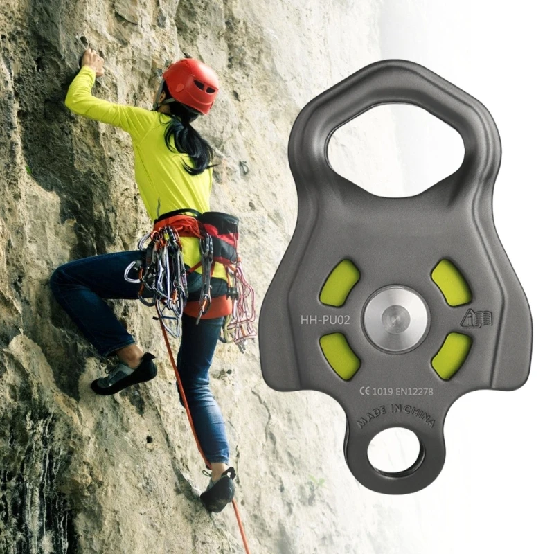 

E8BF Portables Climbing Pulley Carabiner High Load Bearing Carabiner Cable Pulley
