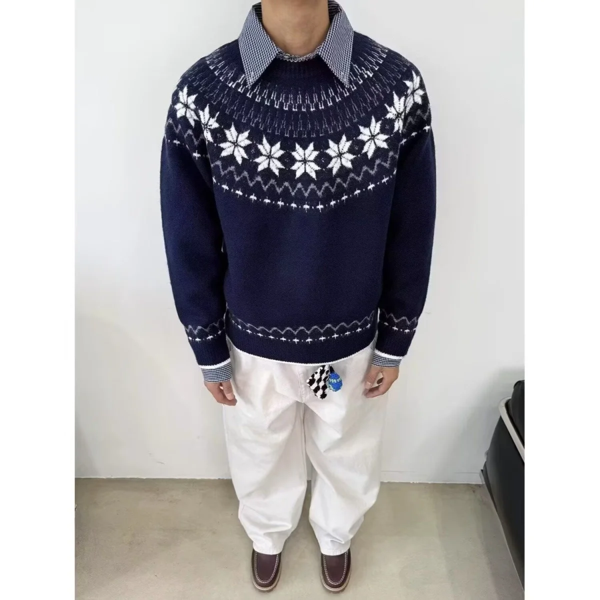 

Slim Fit round Ne Knitwear Men's Faion Brand Sli Autumn Winter Base irt 2026 New Model Men's Elely Tailored Top