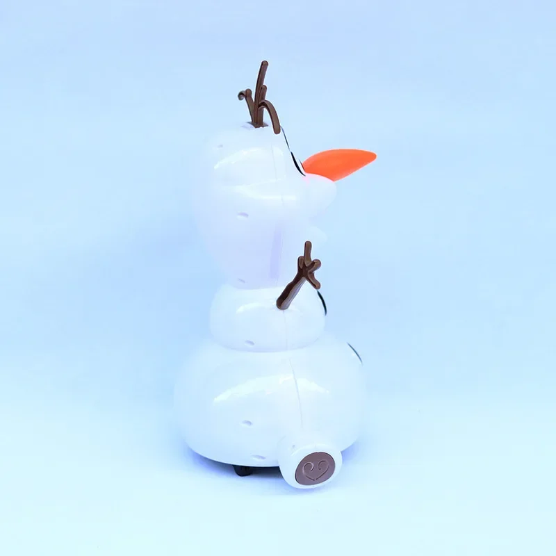 Disney Frozen 2 Dancing Snowman Olaf Robot With Led Music Flashlight Electric Action Figure Model Kids Toys For Children Gift