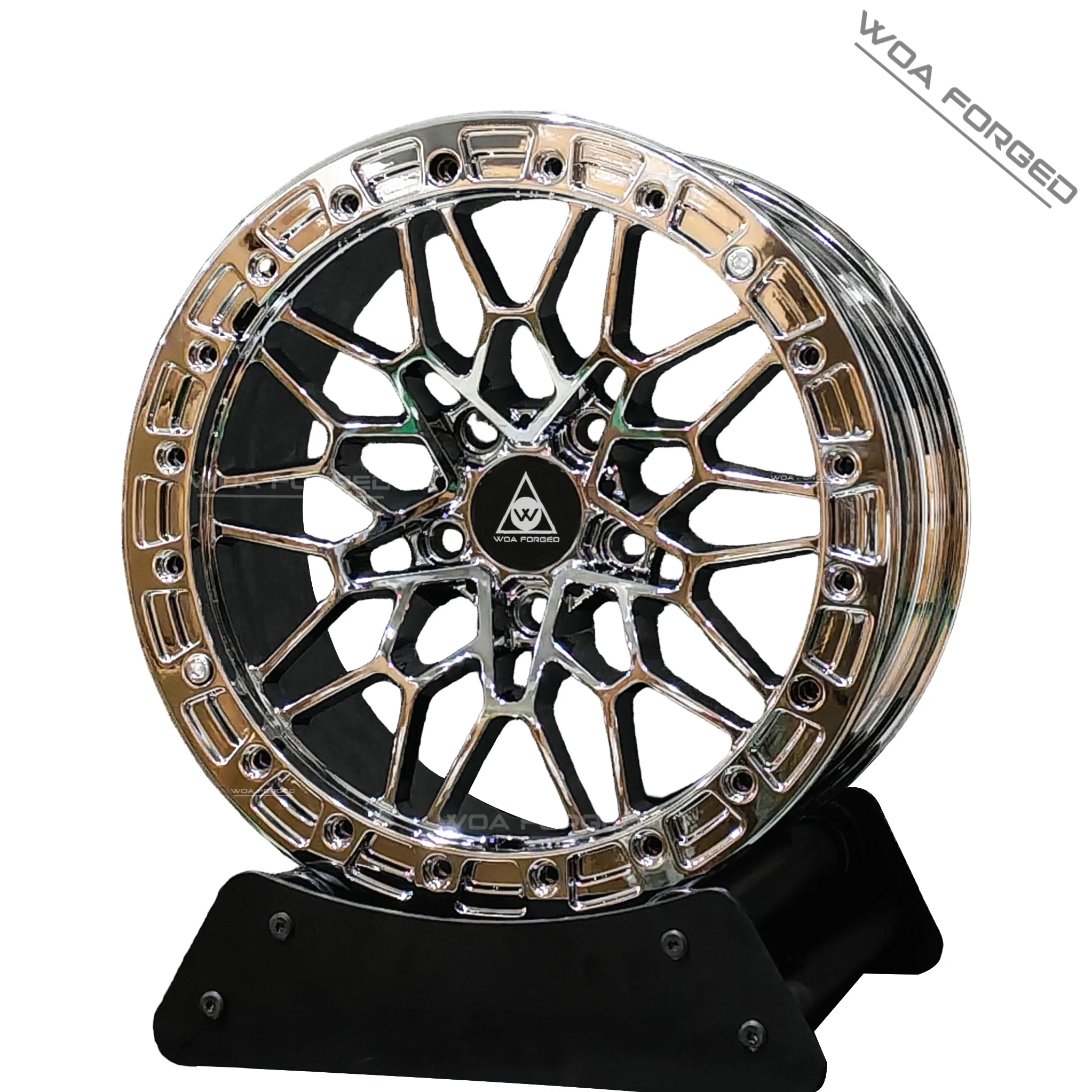 Колеса гоночного автомобиля 6061T6 827M WOAFORGED с полированной отделкой Deep Dish, колеса гоночного автомобиля Beadlock, хром, алюминий F30 M2 F87, 5-летняя гарантия