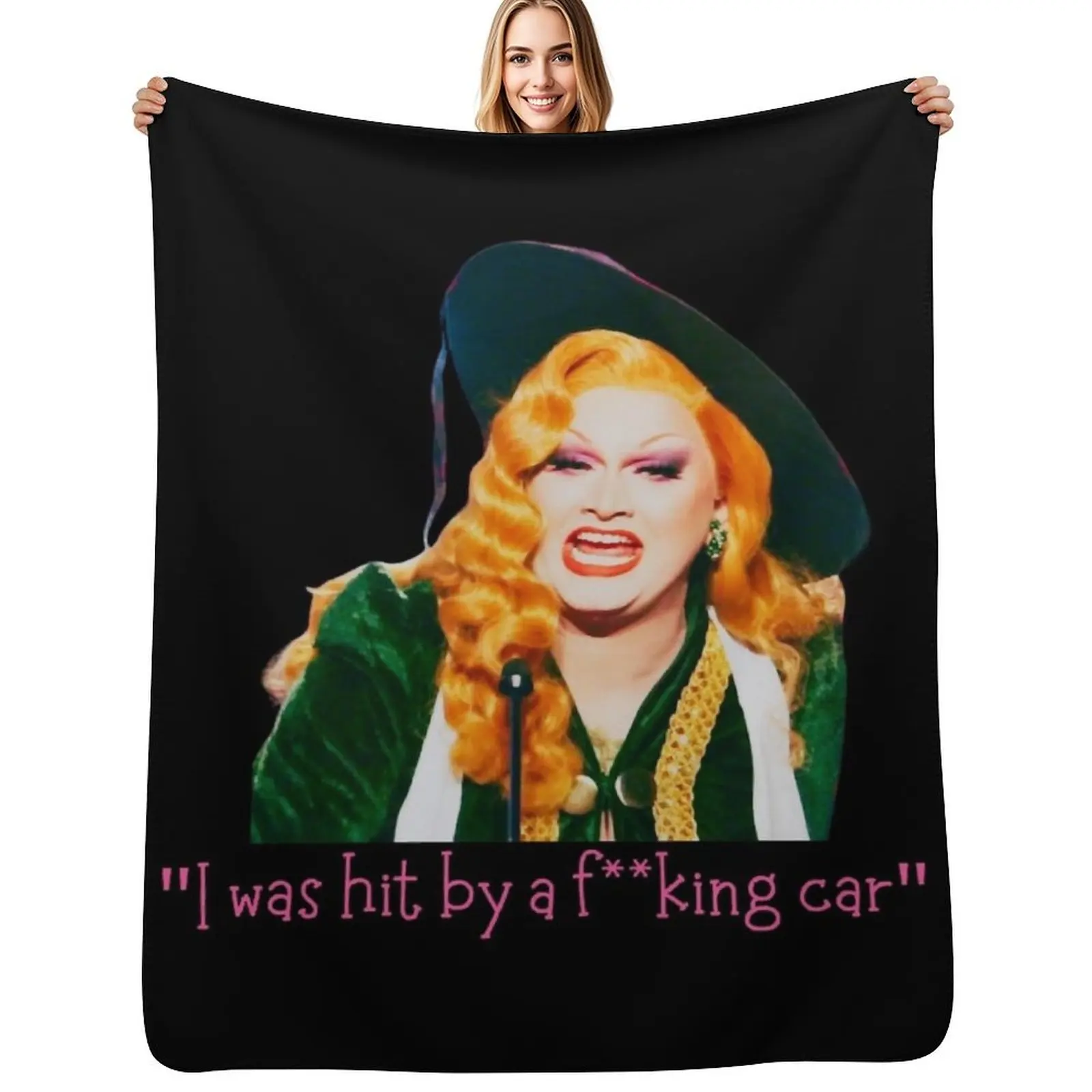 

Jinkx Monsoon drag queen Quote T jinx monsoon Throw Blanket Winter beds Thermal manga Decorative Sofas Blankets