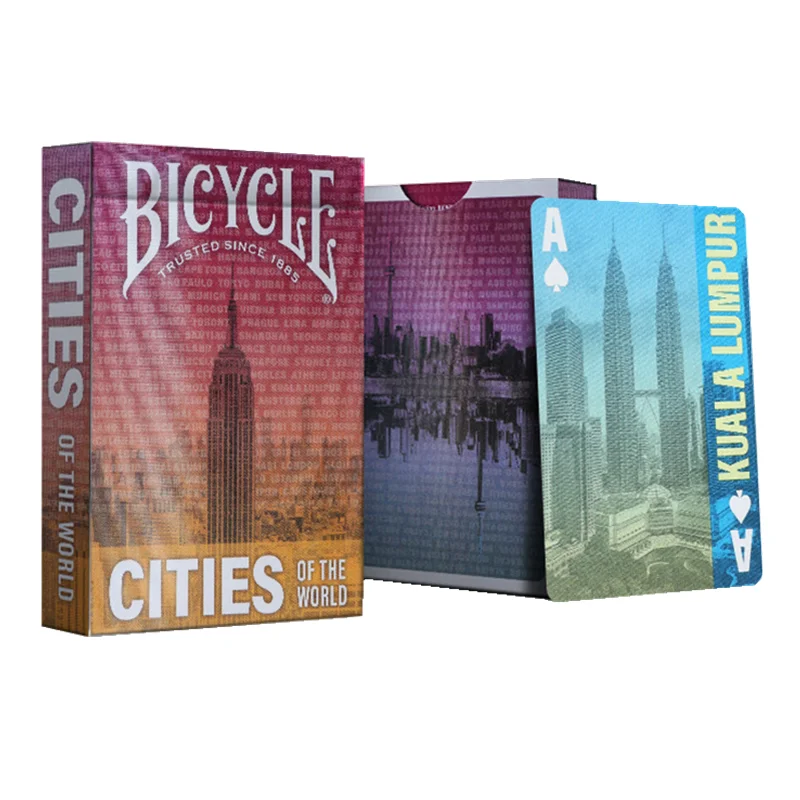 

Bicycle Cities of the World Playing Cards Deck USPCC Collectible Poker Entertainment