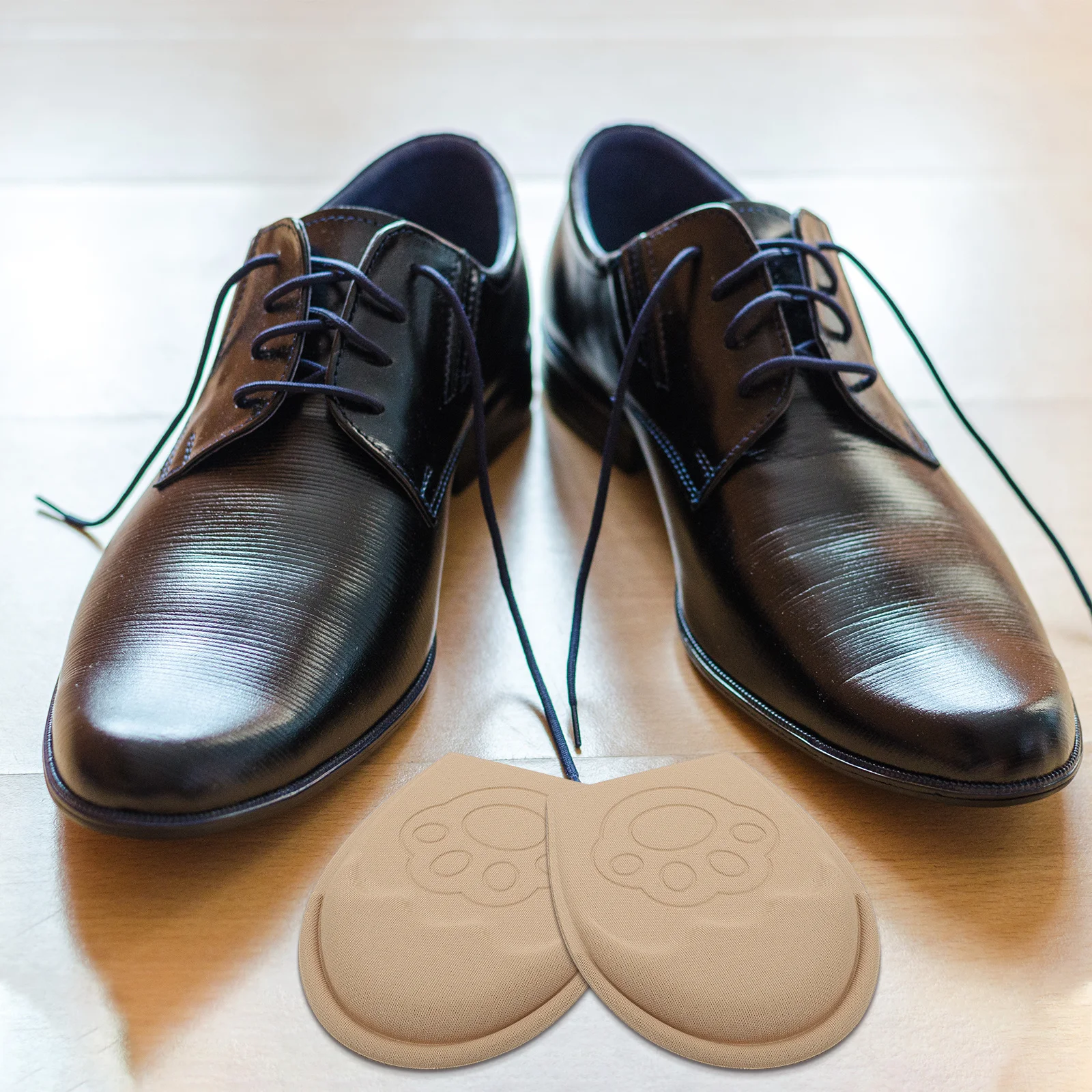 2 أزواج المضادة للانزلاق الأمامية عالية الكعب نعل لتخفيف الآلام وسادة القدم وسادة مشط القدم حذاء نصف نعل الأمامية إدراج