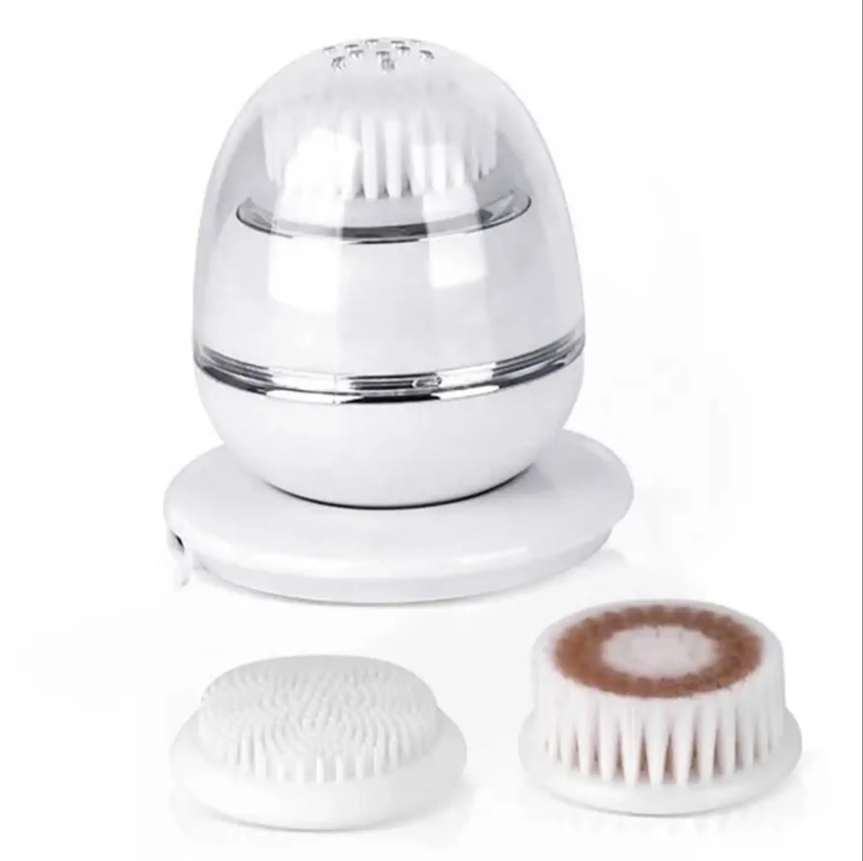 

face cleaning waterproof silicon vibrating face brush face cleaning scrubber electric silicone sonic facial cleansing