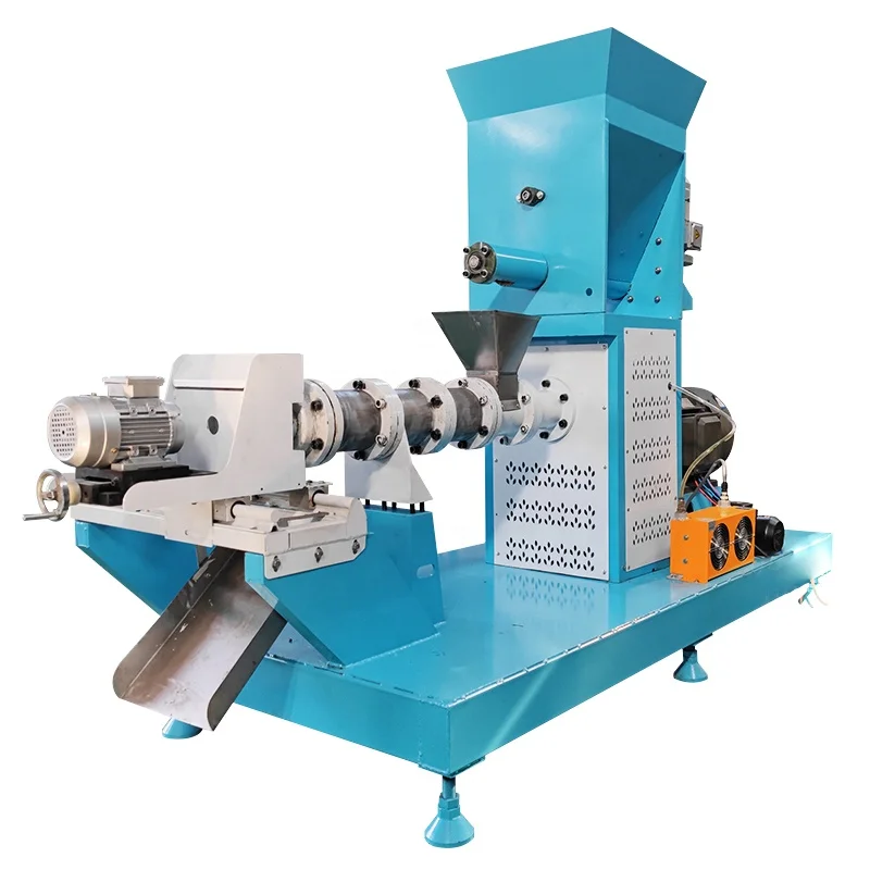 

Hot Selling Factory Price Automatic Fish Food Pellet Making Floating Fish Feed Extruder Machine