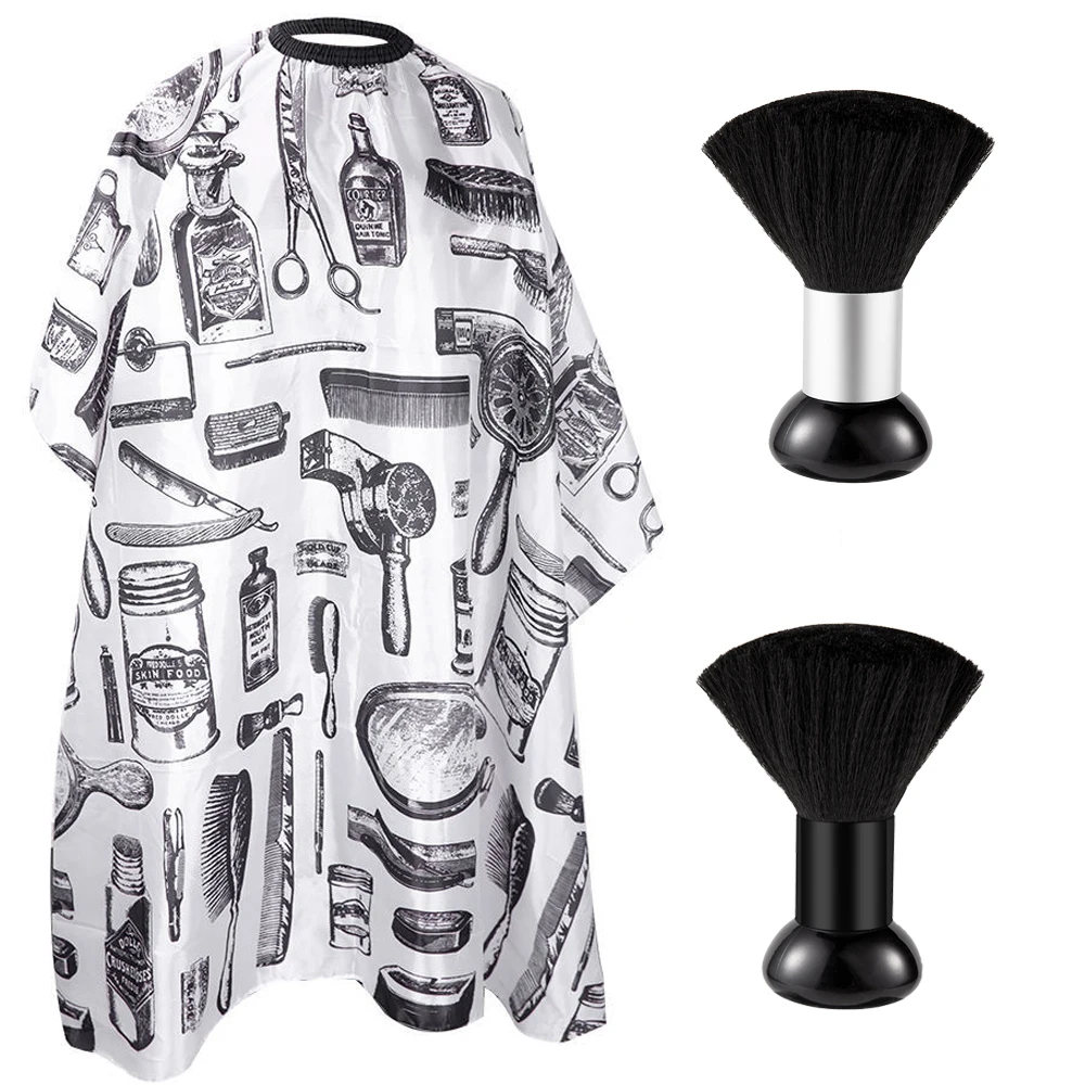 Wasserdichte Friseurschürze Haarschneidecape Friseurumhang Farbige Schürze Styling-Tuch – Detail 8