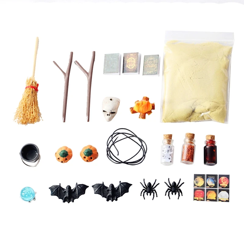 

1:12 Dollhouse Mini Halloween Horror Decoration Set Dollhouse Decor Holiday Decoration Play House Toys