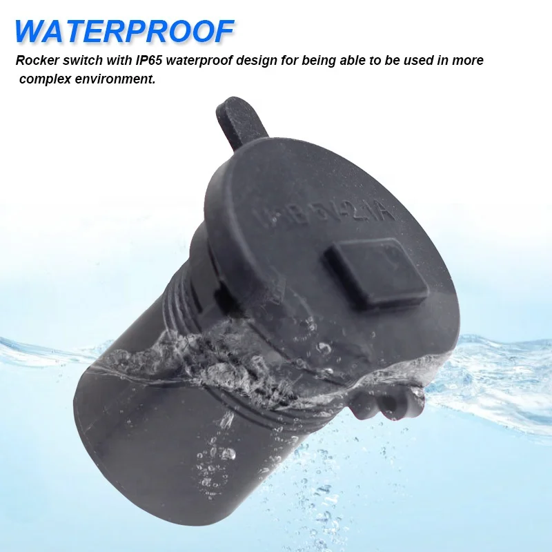 

12 В USB-розетка портативный водонепроницаемый USB-адаптер USB-зарядное устройство быстрая зарядка для езды на открытом воздухе электрический велосипед автомобиль