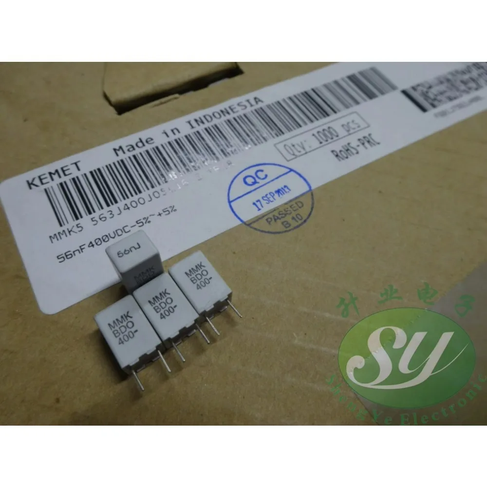

50PCS MMK5 0.056uf/400v 56nf 563 brand new 5mm film capacitor