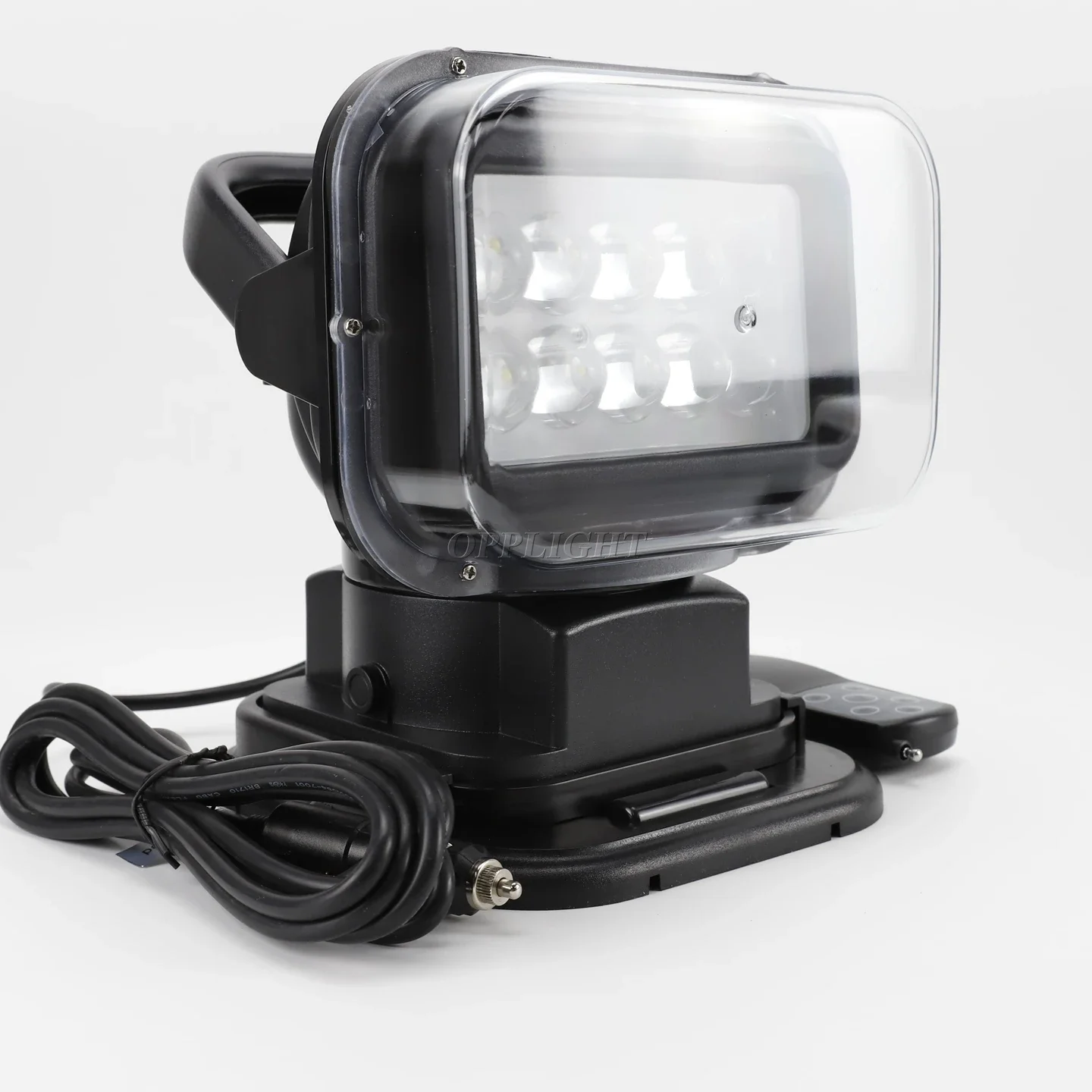 YYHC50W 휴대용 해양 탐조등, 요트 오프로드 트럭 ATV SUV 보트용 LED 탐조등, 7 인치, 12V, 24V